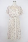 画像1: Honey Cinnamon / ローズプリントワンピース F アイボリー T-26-04-19-005-LO-OP-OW-ZT (1)