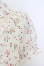 画像3: Honey Cinnamon / ローズプリントワンピース F アイボリー T-26-04-19-005-LO-OP-OW-ZT666 (3)