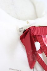 画像3: Ank Rouge / FancyStrawberryシャーリングワンピース M シロ×アカ T-26-04-19-006-CA-OP-OW-ZT (3)
