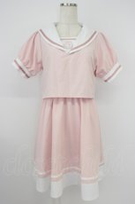 画像1: majoretty / サンリオコラボセーラーワンピース M ピンク（マイメロディ） T-26-04-19-018-GO-OP-OW-ZT666 (1)