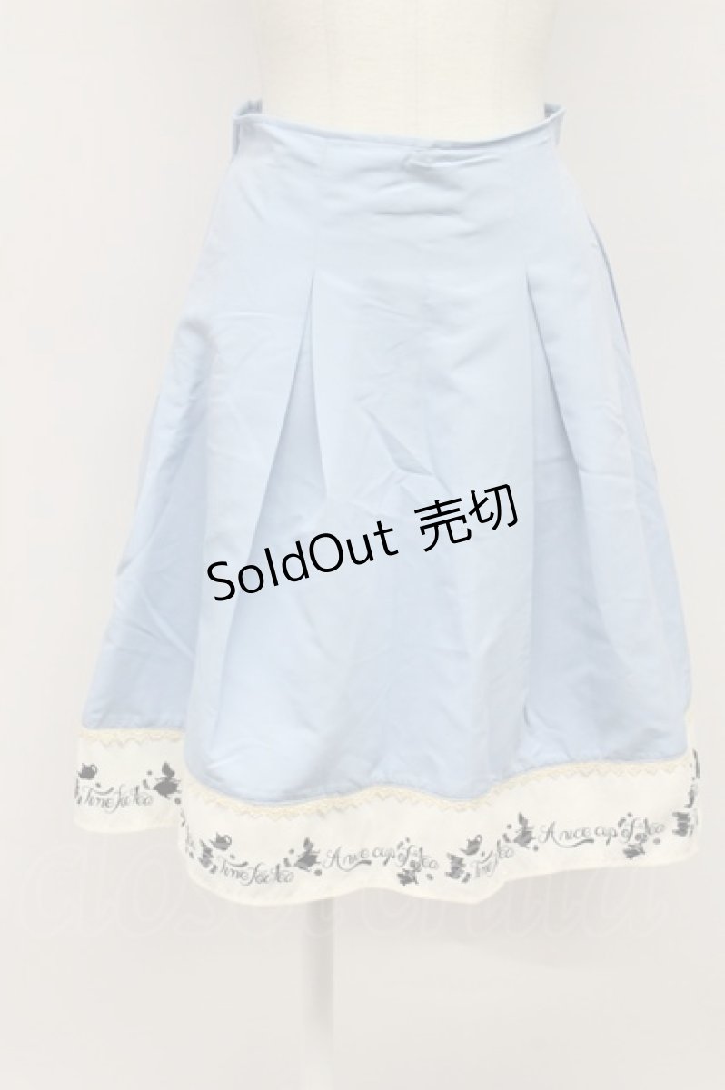 画像1: axes femme POETIQUE / 不思議の国のアリススカート  サックス T-26-04-20-003-AX-SK-SA-ZT668 (1)