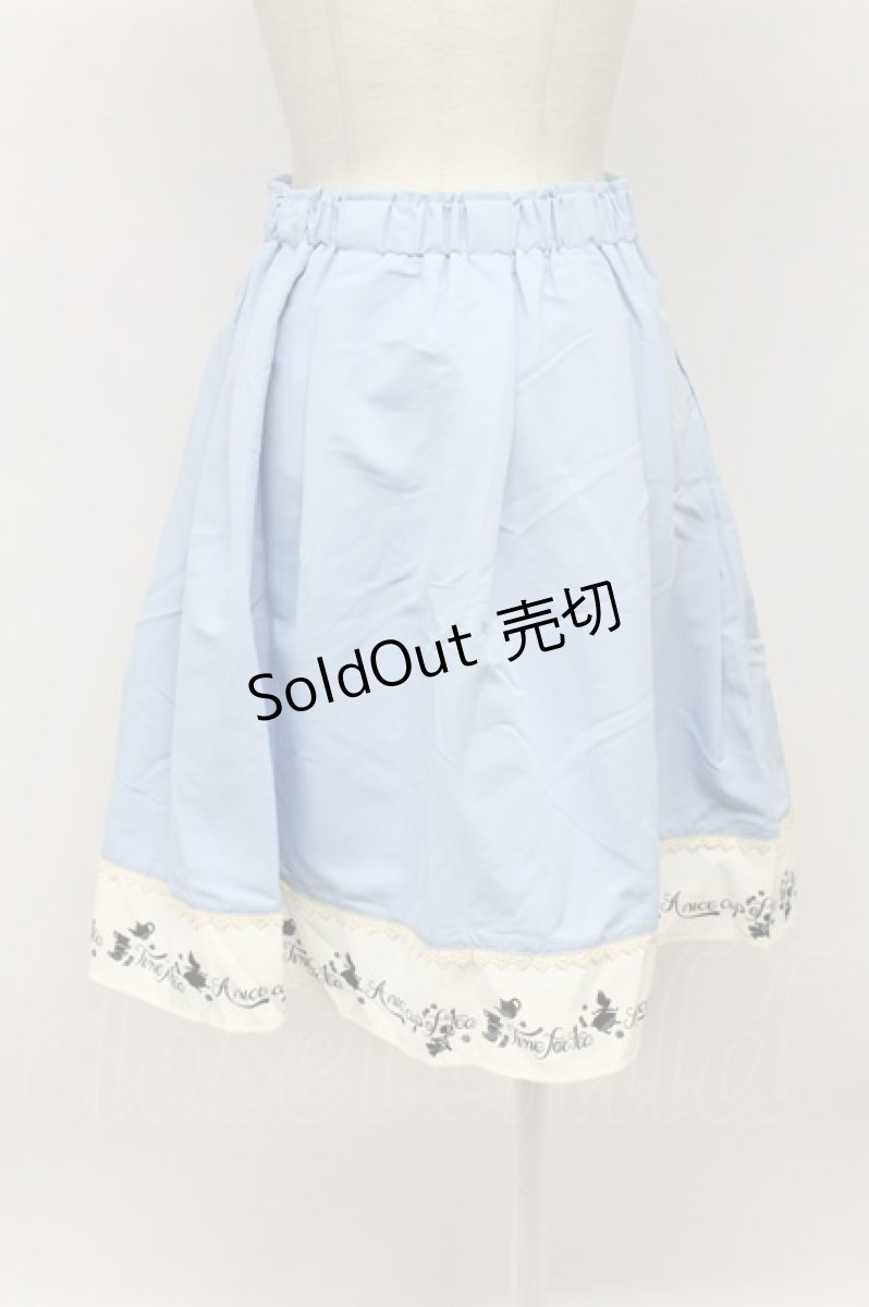画像2: axes femme POETIQUE / 不思議の国のアリススカート  サックス T-26-04-20-003-AX-SK-SA-ZT668 (2)