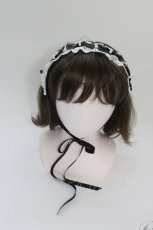 画像3: BABY,THE STARS SHINE BRIGHT / Fairy flowersヘッドドレス  黒ｘ白 T-26-04-20-027-BA-AC-SA-ZT450-F002 (3)