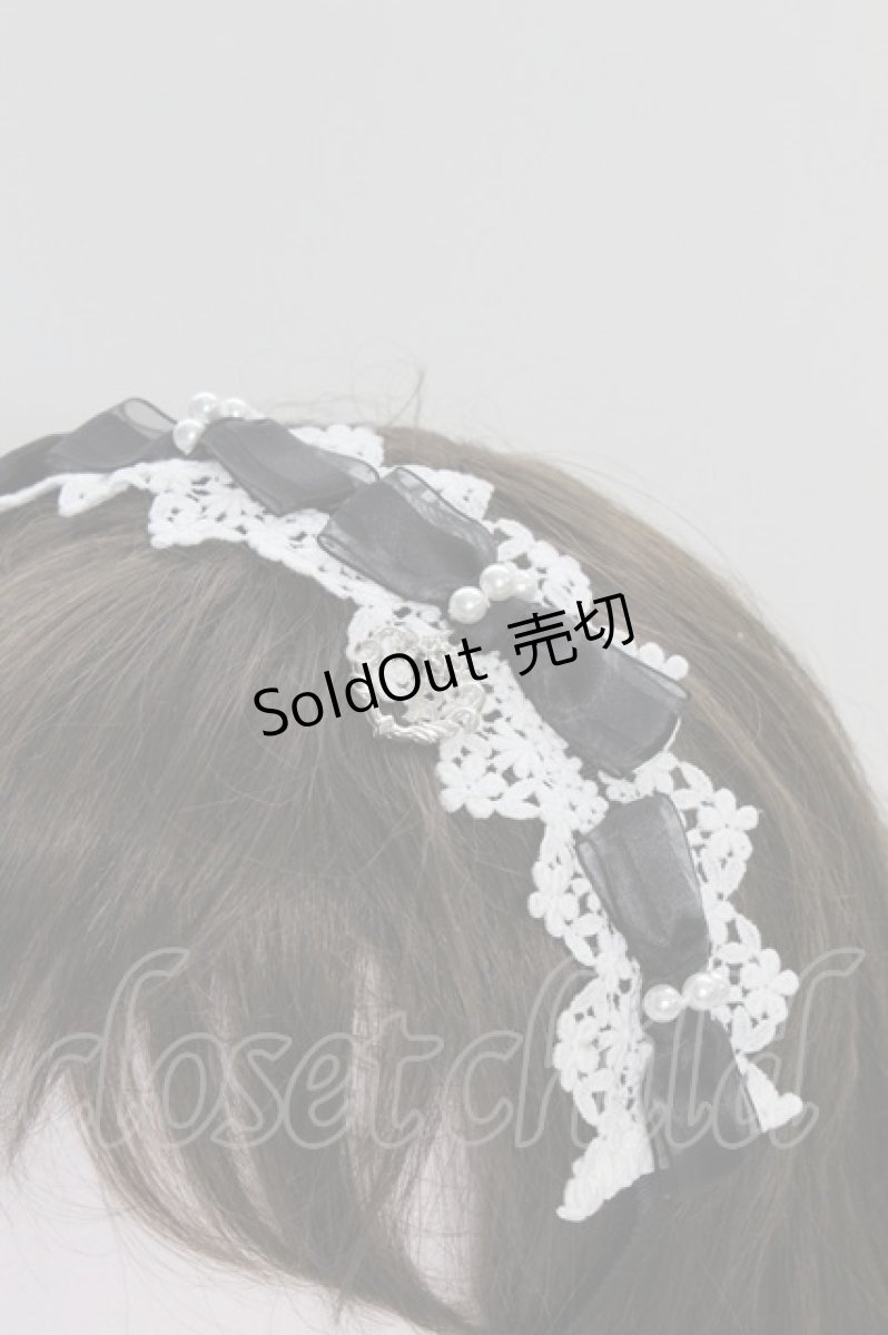 画像4: BABY,THE STARS SHINE BRIGHT / Fairy flowersヘッドドレス  黒ｘ白 T-26-04-20-027-BA-AC-SA-ZT450-F002 (4)