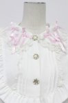 画像5: Princess Melody / リボン襟パールボタンブラウス  白ＸピンクＸシルバー T-26-04-20-005-EL-BL-SA-ZT (5)