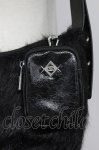 画像2: REFLEM / ハーフムーンファーショルダーバッグ  黒 T-26-04-20-020-PU-BG-SA-ZT (2)