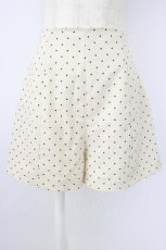 画像3: evelyn / ドットトップス&ショートパンツセットアップ  ベージュＸ黒 T-26-04-28-023-LO-OP-SA-ZT (3)