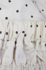 画像5: evelyn / ドットトップス&ショートパンツセットアップ  ベージュＸ黒 T-26-04-28-023-LO-OP-SA-ZT (5)