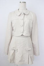 画像1: Bubbles / ジャケット&パンツセットアップ S アイボリー T-26-04-28-024-CA-OP-SA-ZT (1)