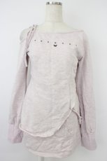 画像1: ANDMARY / トップス&スカパンセットアップ  ラベダー T-26-04-28-025-GO-SK-SA-ZT (1)