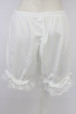 画像2: m petit by misako / ECAM3ブNIリボンドロワーズ L~LL 中白 T-26-04-28-029-LO-PA-SA-ZT (2)