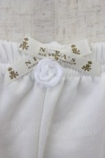 画像3: m petit by misako / ECAM3ブNIリボンドロワーズ L~LL 中白 T-26-04-28-029-LO-PA-SA-ZT (3)