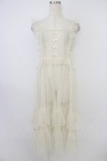 画像1: m petit by misako / AチュールドットリボンOP 3L アイボリー T-26-04-28-032-LO-OP-SA-ZT (1)