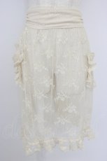 画像1: Eri Aino's collaboration / レースエプロン 5L アイボリー T-26-04-28-033-PU-OP-SA-ZT (1)