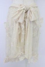 画像2: Eri Aino's collaboration / レースエプロン 5L アイボリー T-26-04-28-033-PU-OP-SA-ZT (2)