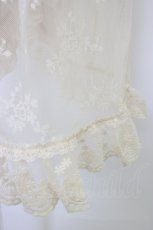 画像4: Eri Aino's collaboration / レースエプロン 5L アイボリー T-26-04-28-033-PU-OP-SA-ZT (4)
