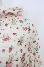 画像4: Candy Stripper / レトロネコ柄ZIPパーカー  ピンク T-26-04-28-004-PU-TO-OW-ZT (4)