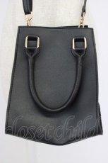 画像2: An MILLE / ショルダー紐付きミニバッグ  黒 T-26-04-28-038-EL-BG-SA-ZT (2)