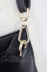 画像4: An MILLE / ショルダー紐付きミニバッグ  黒 T-26-04-28-038-EL-BG-SA-ZT (4)