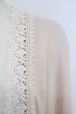 画像4: axes femme / バラ釦付UVイレヘムポンチョ  ピンク T-26-04-28-041-AX-ZA-SA-ZT (4)