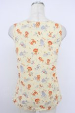 画像2: Candy Stripper / レトロアニマル柄タンク  イエロー T-26-04-28-001-PU-TO-OW-ZT (2)