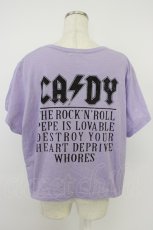 画像2: Candy Stripper / フェイスptショートTシャツ  パープル T-26-04-28-006-PU-TO-OW-ZT (2)