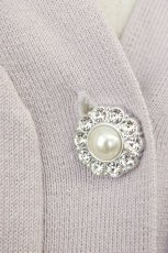 画像4: NOEMIE / パールビジューボタンロングカーディガン  ピンク T-26-04-28-008-LO-TO-SA-ZT (4)