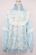 画像1: ACDC RAG / シナモン ジャージジャケット  サックス T-26-04-28-009-PU-JA-SA-ZT (1)