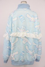 画像2: ACDC RAG / シナモン ジャージジャケット  サックス T-26-04-28-009-PU-JA-SA-ZT (2)