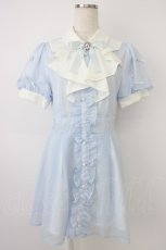 画像1: Ank Rouge / シアーチェックドーリーワンピース M サックス T-26-04-28-015-CA-OP-OW-ZT (1)