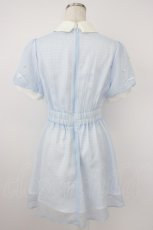 画像2: Ank Rouge / シアーチェックドーリーワンピース M サックス T-26-04-28-015-CA-OP-OW-ZT (2)