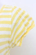 画像3: Candy stripper / ボーダーTシャツ  イエロー T-26-04-28-002-0-TS-OW-ZT669 (3)