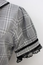 画像3: LIZ LISA / グレンチェック3つリボンワンピース  黒チェック T-26-04-28-017-LO-OP-SA-ZT (3)