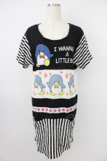 画像1: Candy Stripper / タキシードサムptワンピース  ブラック T-26-04-28-020-PU-OP-OW-ZT (1)