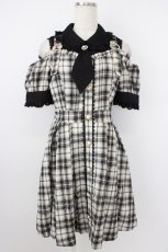 画像1: LIZ LISA / レイヤード風ネクタイワンピース  ベージュ T-26-04-28-021-LO-OP-OW-ZT (1)