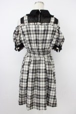 画像2: LIZ LISA / レイヤード風ネクタイワンピース  ベージュ T-26-04-28-021-LO-OP-OW-ZT (2)