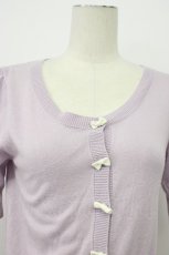 画像5: Fi.n.t / プチリボンカーディガン F ラベンダー T-26-04-29-023-CA-TO-OW-ZT (5)