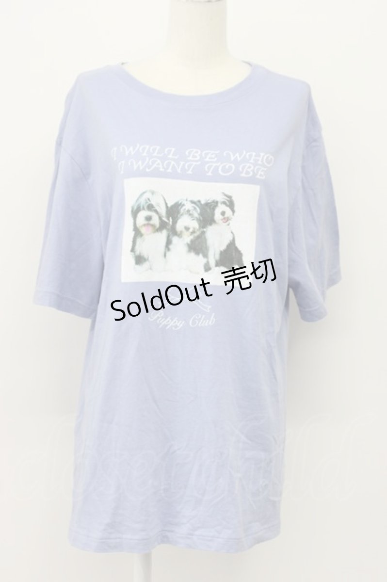 画像1: Candy Stripper / OURCAPIVE TEE XL ラベンダー T-26-04-29-024-PU-TO-OW-ZT668 (1)