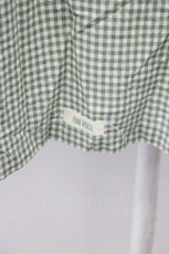 画像3: PINK HOUSE / ロゴ刺繍ギンガムシャツ L グリーン T-26-04-29-027-LO-BL-OW-ZT (3)