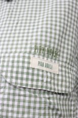 画像6: PINK HOUSE / ロゴ刺繍ギンガムシャツ L グリーン T-26-04-29-027-LO-BL-OW-ZT (6)