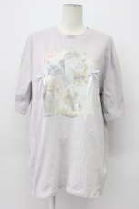 画像1: merry jenny / cat ribbon big tee F ラベンダー T-26-04-29-028-LO-TO-OW-ZT (1)
