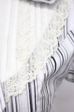 画像5: ATELIER PIERROT / ストライプヨークブラウス  ホワイト×ブラック T-26-04-29-029-EL-BL-OW-ZT (5)