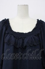 画像5: axes femme / リボン袖Aラインブラウス  ネイビー T-26-04-29-032-AX-BL-IG-ZT (5)