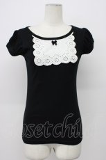 画像1: Katie / TEA TIMEカットソー F クロ×シロ T-26-04-29-033-LO-TO-OW-ZT (1)