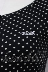 画像5: MILK / ハートボタン半袖カーディガン  クロ T-26-04-29-034-ML-TO-OW-ZT (5)