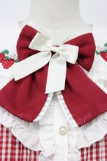 画像7: Amavel / Strawberry Farmフリルブラウス F アカ T-26-04-29-038-CA-BL-OW-ZT (7)