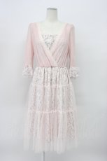 画像1: axes femme / ボリュームチュールワンピース M ピンク T-26-04-29-039-AX-OP-OW-ZT (1)