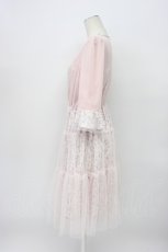 画像3: axes femme / ボリュームチュールワンピース M ピンク T-26-04-29-039-AX-OP-OW-ZT (3)