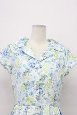 画像4: an another angelus / 花柄開襟ワンピース F ブルー系 T-26-04-29-041-CA-OP-OW-ZT (4)