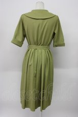 画像2: an another angelus / 開襟フレアワンピース  グリーン T-26-04-29-042-CA-OP-OW-ZT (2)